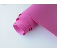 Переплётный кожзам Porcellana, ярко-розовый, 33 х 69,5 см